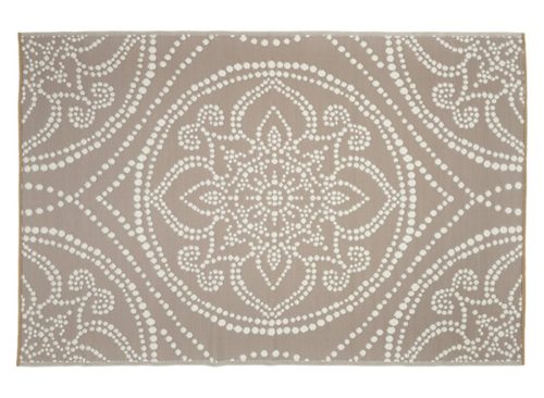  KIRKTON HOUSE 6' X 9' Reversible Area Rug, Taupe Medallions