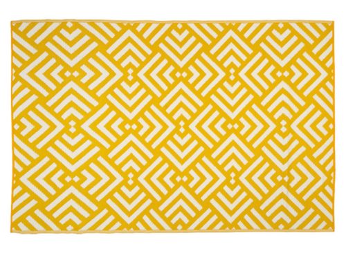  KIRKTON HOUSE 6' X 9' Reversible Area Rug, Yellow Geometric