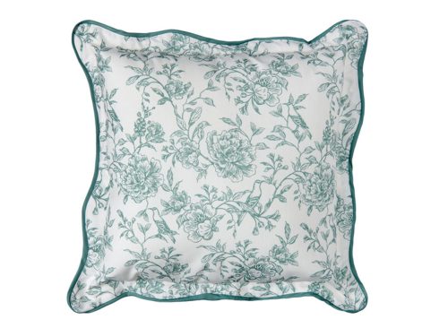 KIRKTON HOUSE Decor Pillow, Green Scallop Edge Pillow