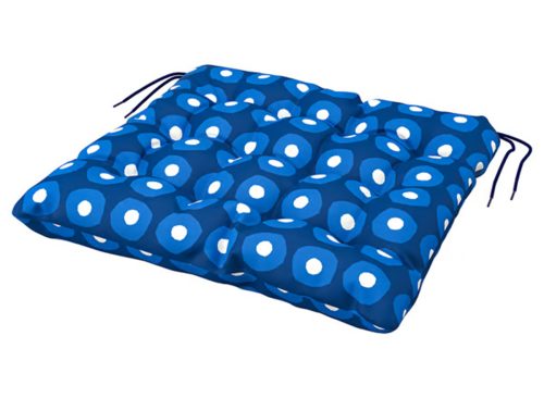 KLÖSAN Chair pad, outdoor, dark blue