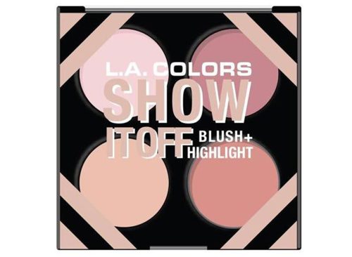 L.A. Colors Show It Off Blush & Highlight Palette