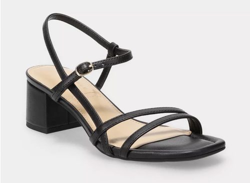 LC Lauren Conrad Emerald Women's Asymmetrical Strap Low Heel