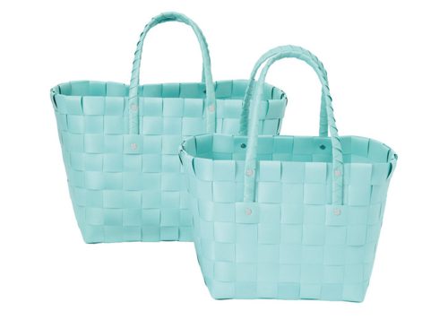 LS LIVE IN STYLE Wicker Basket 2pc Set - Blue