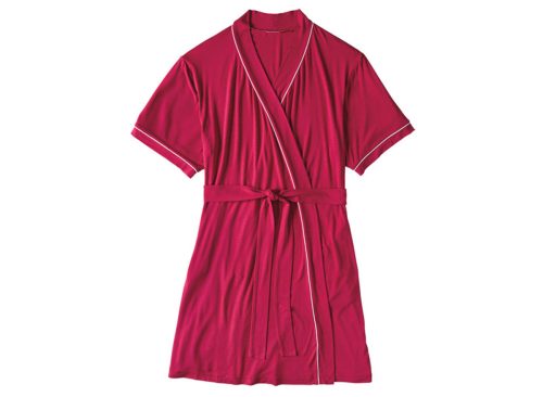 Ladies Soft Robe - Red, M/L