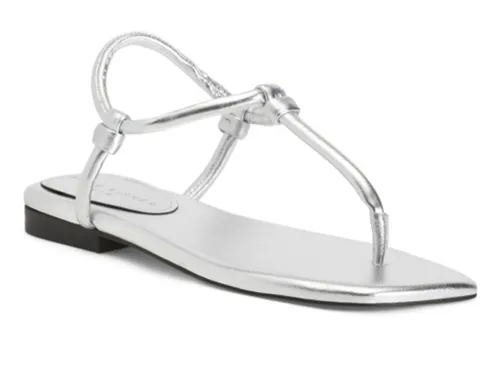 MARC FISHER LTD Leather Maycee Flat Sandals