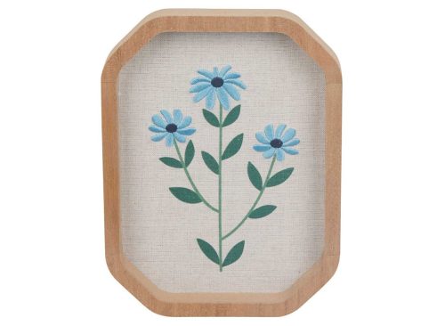 MDF Embroidery Frame Décor, 2 Assorted Designs1 MDF Embroidery Frame Décor, 2 Assorted Designs