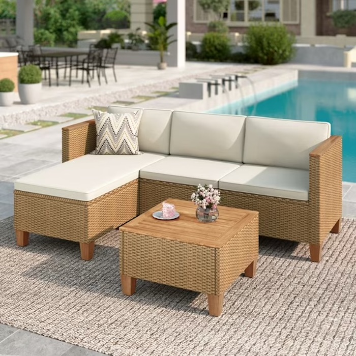 MF Studio 3-Piece Patio Furniture Conversation Set