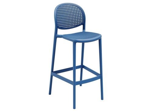 Magnus Molded Plastic Outdoor Barstool 4 Piece Set