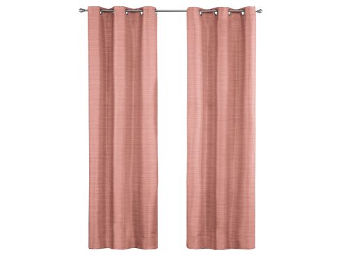 Mainstays Blackout Textured Slub Grommet Single Indoor Curtain Panel, Terracotta, 38" W x 84" L