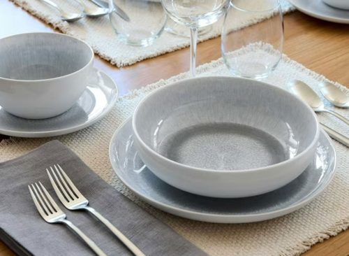 Member's Mark 4-Piece Stoneware Reactive Pasta Bowl Set