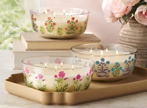 Member's Mark 4-Wick Floral Candle, 28 oz.