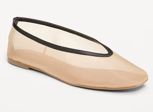 Mesh Ballet Flats for Women