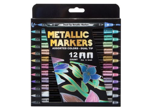 Metallic Markers 12-Count
