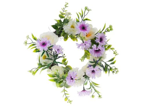 Mixed Flowers Mini Wreath 