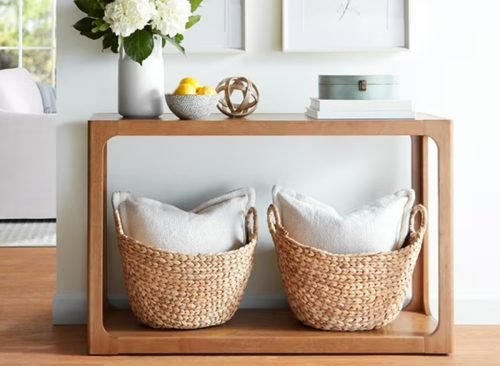 My Texas House Haven Console Table, Warm Brown