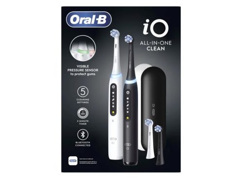 Oral-B iO Series 5 All-in-One Clean Rechargeable Electric Toothbrush, 2-pack