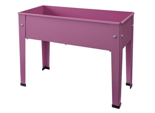 Pink Raised Garden Planter