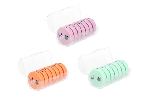 Premier Plus 7-day Pill Organizers With Case, Assorted Colors, 1-ct.