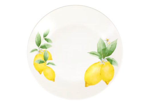 Royal Norfolk Lemon-Printed Plate, 1-ct.