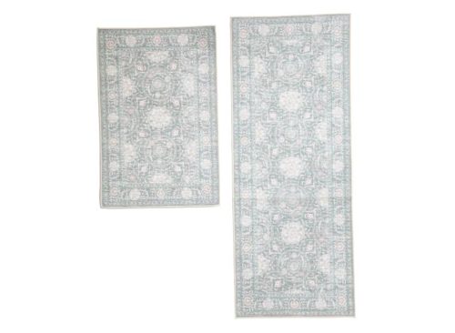 SANDERSON 2pk Washable Anthos Floral Print Rugs
