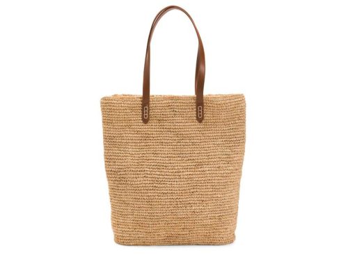 STRAW STUDIOS Raffia Tote With Handle