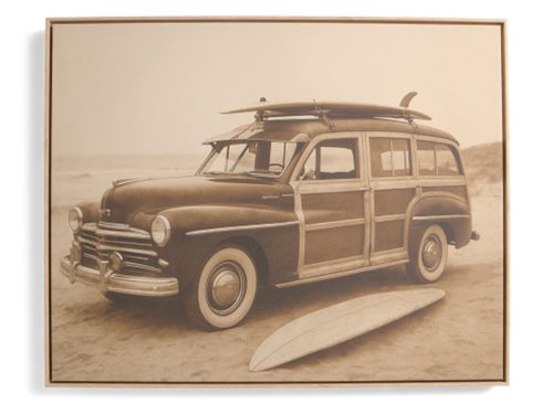 STUPELL 24x30 Beach Vehicle Wall Art