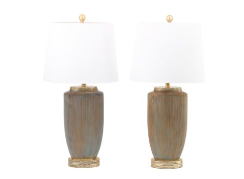 STYLECRAFT 2pk 34in Molded Table Lamps