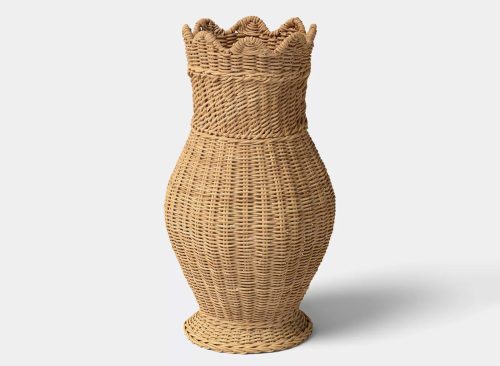 Scalloped Edge Woven Vase - Threshold™