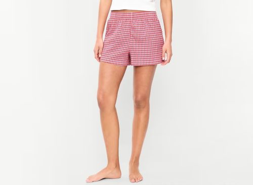 Seersucker Boxer Pajama Shorts