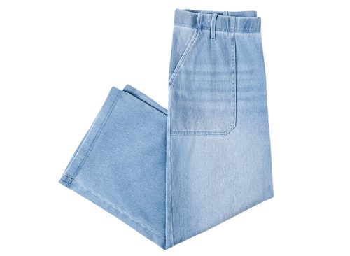 Serra Ladies Capri Jeggings - Light Blue, XL