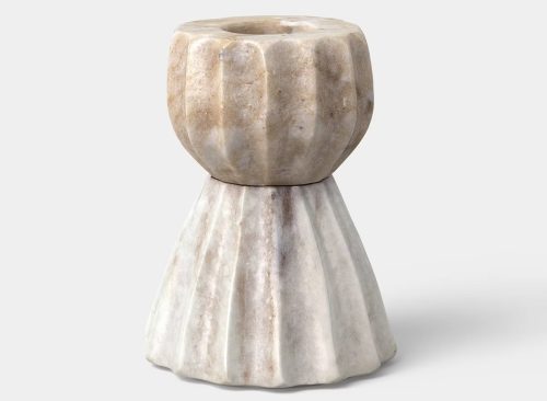 Short Marble Taper Candle Holder - Threshold™ designed with Studio McGee