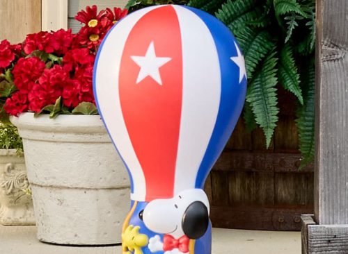 Snoopy Hot Air Balloon Blow Mold