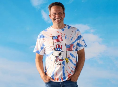 Snoopy Patriotic Tie-Dye Tee