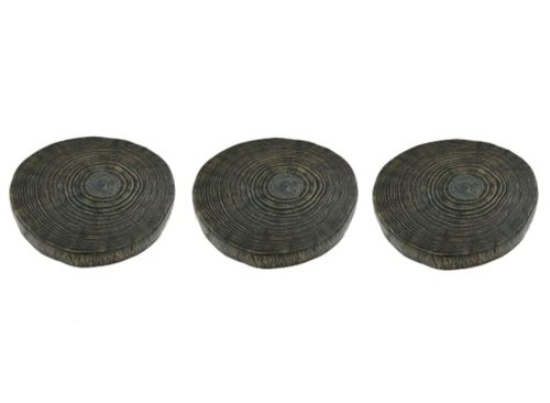 Stone Composite Stepping Stones, 3-pack