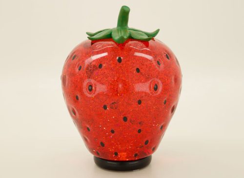Strawberry Glitter Globe