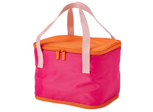 TOFSAND Cooler bag, pink/orange, 10 ¼x7 ½x7 ½ "