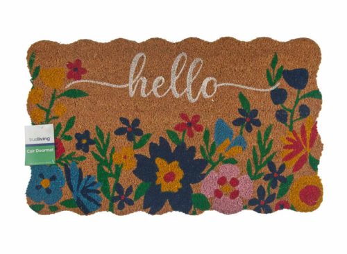 True Living Coir Mat, 18 in x 30 in, Assorted