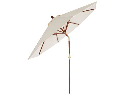 Wood Crank Lift Tilting 9 Foot Patio Umbrella Frame and Pole