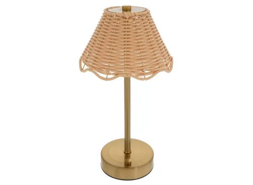 Woven Rattan LED Lamp