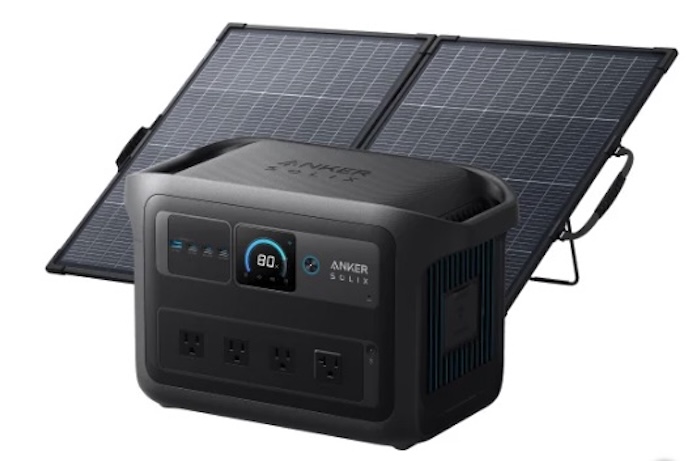 Anker SOLIX C1000X Gen 2 Portable Power Station with Solar Panel