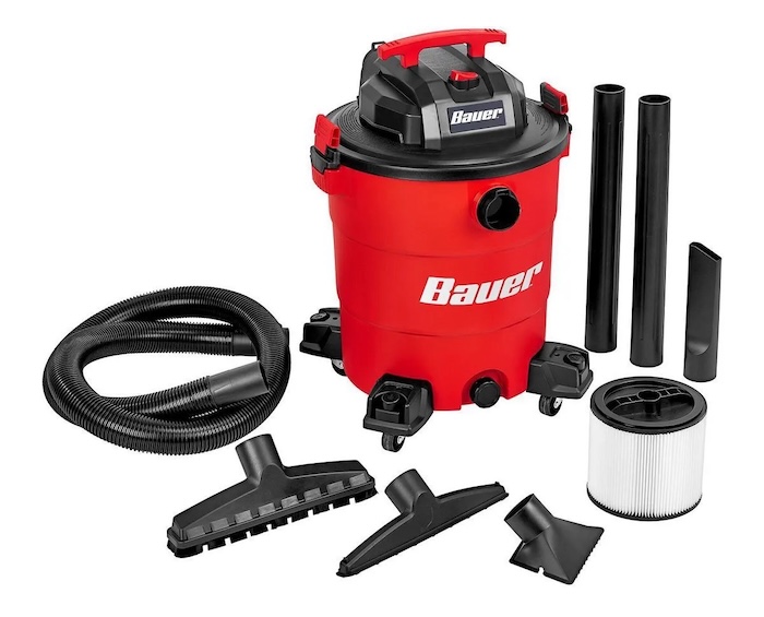 Bauer 14 Gallon Wet/Dry Vacuum