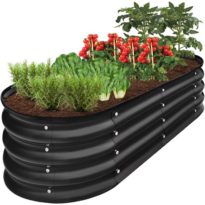 Best Choice Products Raised Metal Garden Bed