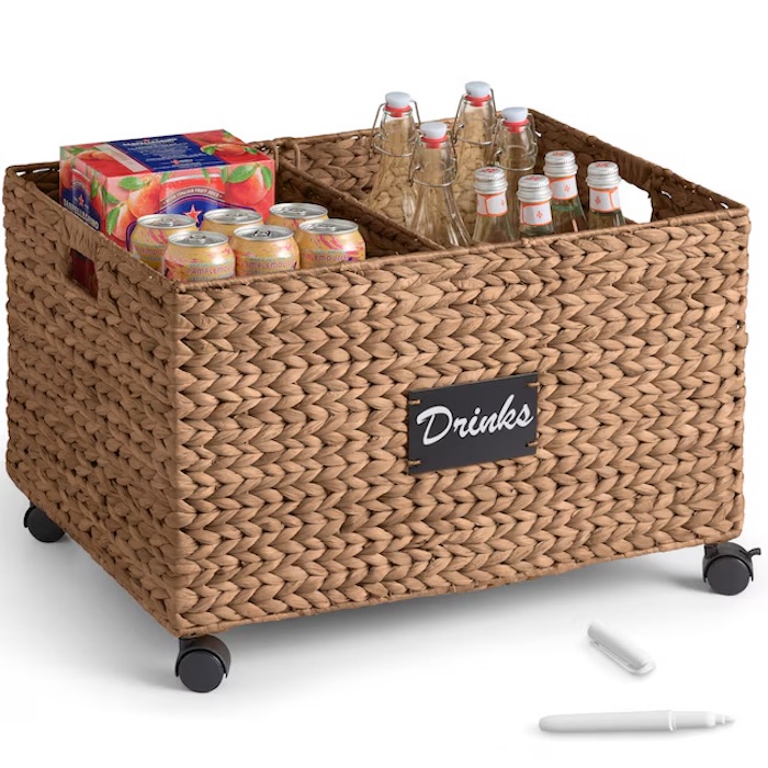Best Choice Rolling Pantry Storage Basket