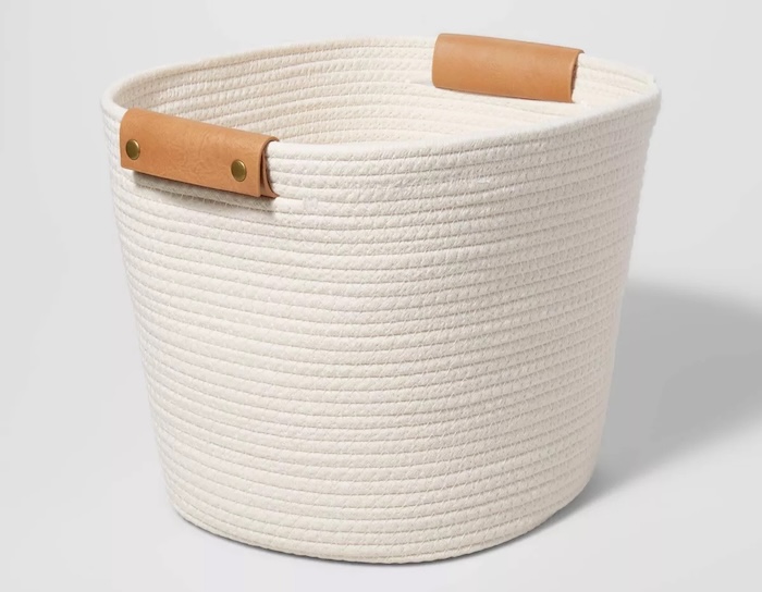 Brightroom Decorative Coiled Rope Basket