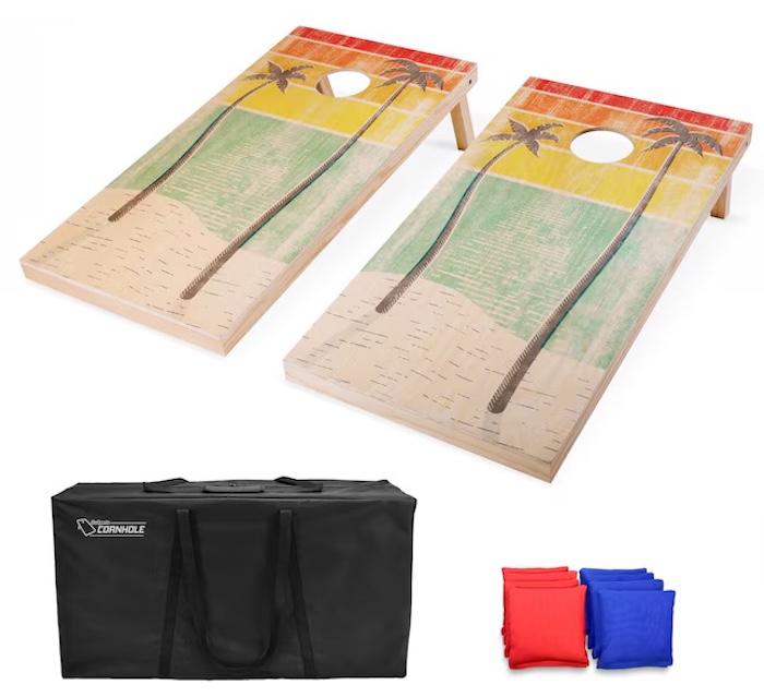 GoSports Outdoor Wooden Cornhole Game