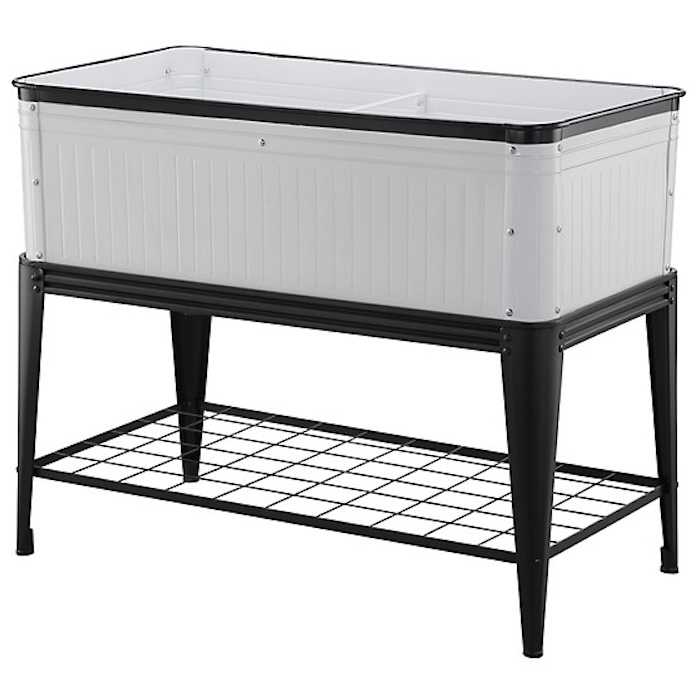 GroundWork Vintage Metal Planter