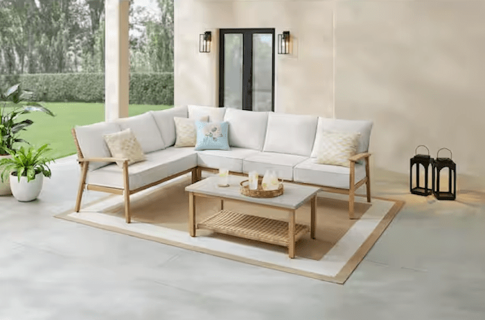 Hampton Bay West Haven 5-Piece Outdoor Sectional