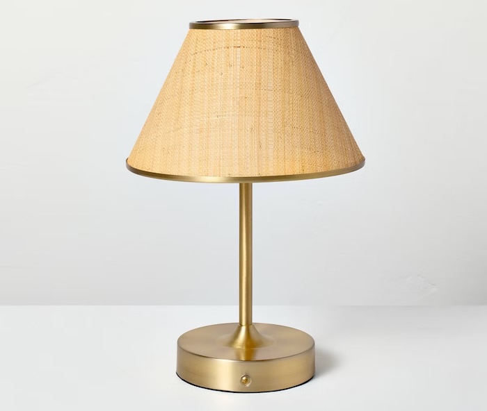 Hearth & Hand Woven Portable Table Lamp