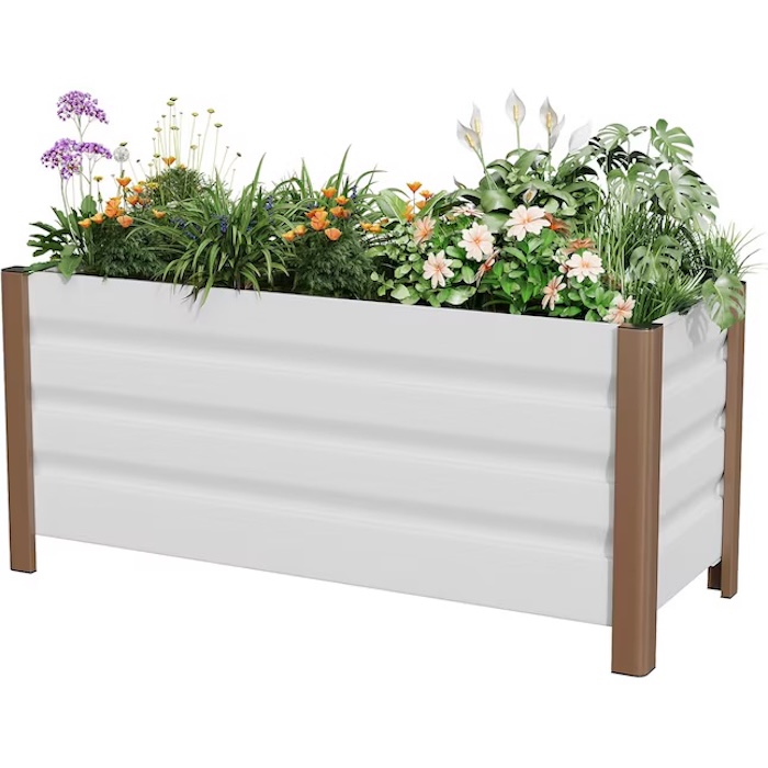 IdealHouse Aluminum Modern Raised Garden Bed