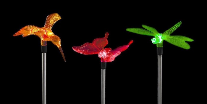 Luminar Solar LED Garden Decorative Lights, 3-Pack